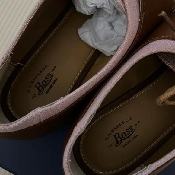 G.H. Bass & Co. Women's Dixie Blush Oxford Shoes, NWOT, Size 9.5 - Picture 5 of 8